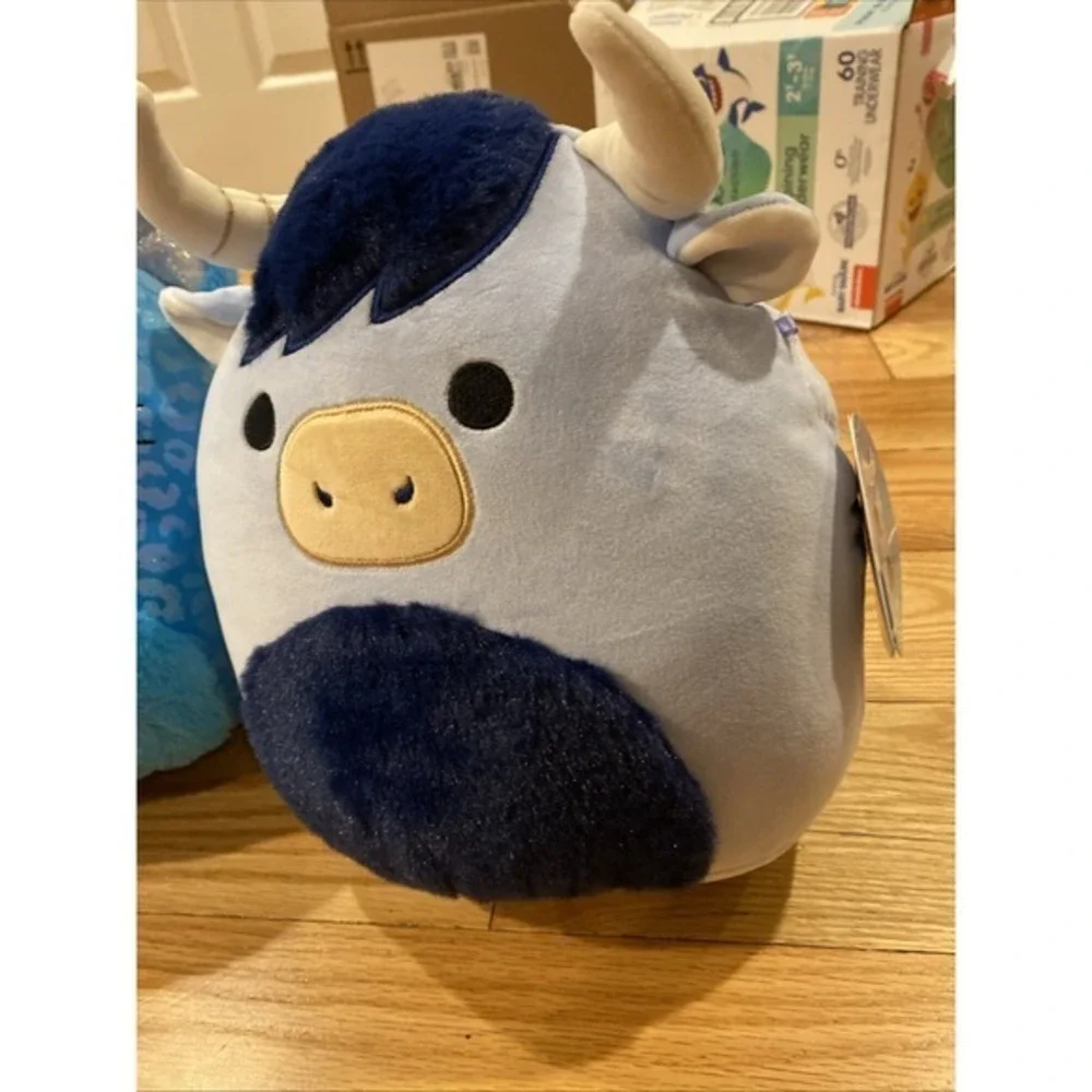 Squishmallows Sarge Cat and Toro Cow. Set of 2 New With Tags ‎ 3583